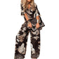✨ Women’s Casual Printed V-Neck Top & Long Pants Set – Comfortable, Stylish & Effortless Everyday Wear 👚👖💖