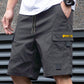 🔥LIQUIDAÇÃO DE VERÃO 2026🔥Bermudas Cargo Casuais Masculinas com Cordão Ajustável na Cintura