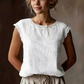 🌸 Women’s Lace Trim Sleeveless Blouse – Light, Stylish & Effortless Summer Look ✨👚