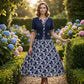 🌸 Elegant Floral Print A-Line Dress – Flattering, Chic & Perfect for Any Occasion 👗✨
