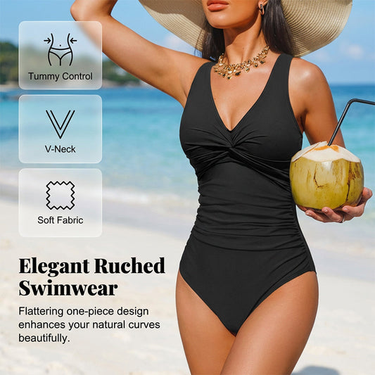 👙✨ Maiô feminino modelador com controle abdominal elegante e confortável