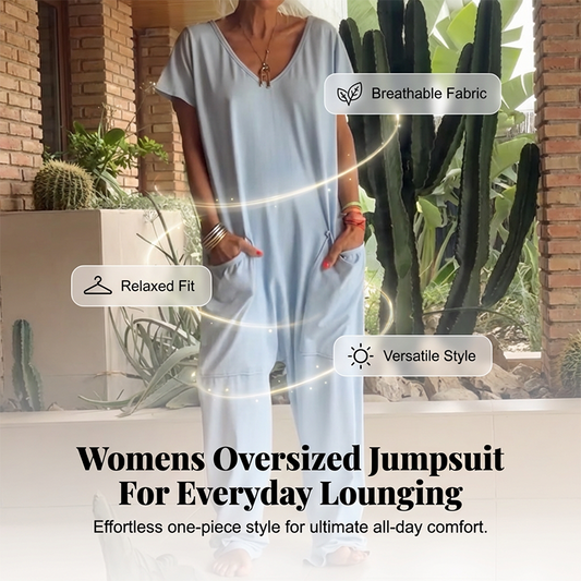 ✔ Versão 1 (recomendado) ✨ Macacão Feminino Casual com Decote em V – Confortável, Leve e Elegante Para o Dia a Dia