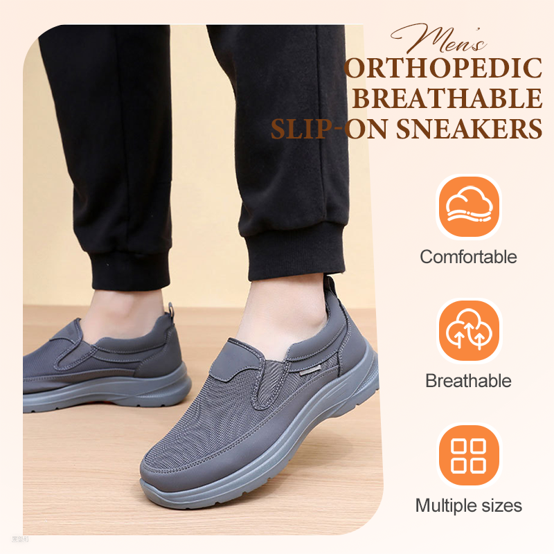👟✨ Tênis ortopédicos masculinos sem cadarço que oferecem conforto o dia todo sem esforço
