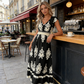 🌸👗 Vestido Maxi Feminino com Decote em V e Estampa Barroca – Elegância, Conforto e Charme em Todos os Momentos