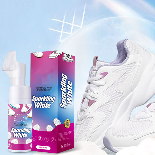 👟✨ Limpador de Tênis em Espuma Sem Água – Remove Manchas e Restaura o Branco Instantaneamente