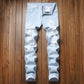 👖 Jeans Masculino Slim Reto Rasgado – Estilo Moderno, Conforto e Visual Urbano