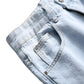 👖 Jeans Masculino Slim Reto Rasgado – Estilo Moderno, Conforto e Visual Urbano