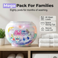 ⏰🔥LIMITED TIME 50% OFF! ✨ 5-in-1 White Musk Laundry Detergent Pods – 80PCS for Fresh, Powerful Cleaning 💧🧺