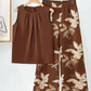 🌸 Conjunto Feminino 2 Peças Floral – Elegância e Conforto para Qualquer Ocasião