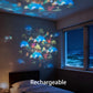 🥳2026 HOT SALE🥳💞80K+ SOLD!🌊 Ocean Wave Projector Light – Dynamic Rotating Aurora, Adjustable Brightness, Rechargeable – with/without Bluetooth Speaker – Bedroom Decor, Night Light, Gift for Kids & Adults