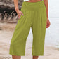 ⏰🔥LIMITED TIME 50% OFF! 👖 Women’s Lightweight Elastic Waist Crop Pants (S-3XL) – Comfortable, Flowy & Perfect for Casual Summer Outfits ✨🌿