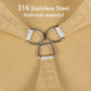 🔥Heavy Duty Sun Shade Sails with 3 Carabiners– Durable Outdoor Canopy Cover for Patio, Garden, Backyard, Deck, or Poolside