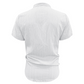 ✨ Camisa Masculina de Manga Curta com Gola Alta – Leve, Elegante e Confortável para o Verão