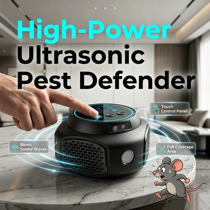 ⏰🔥LIMITED TIME 50% OFF! 🐭 High-Power Ultrasonic Pest Repeller – Keep Rats & Cockroaches Away Safely, No Chemicals & No Killing! 🚫✨