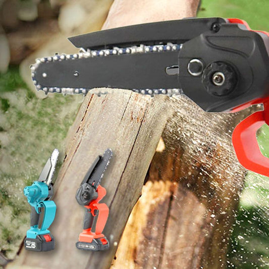 ⏰🔥LIMITED TIME 50% OFF! 🪚 Mini 6" Rechargeable Chain Saw – Battery Included, Portable & Powerful for Quick Cutting ⚡✨
