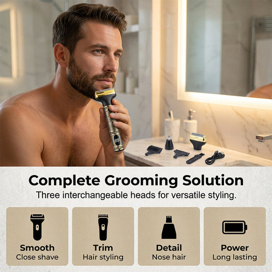 ⏰🔥LIMITED TIME 50% OFF! ✂️ Men’s Professional Hair Clipper & Trimmer Set – Precise, Durable & Salon-Quality at Home 💈✨