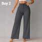 💥Compre dois itens e ganhe frete grátis🥳Promoção de 2026🥳Calças femininas casuais de perna larga em cor lisa