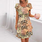 ⏰🔥LIMITED TIME 50% OFF! 🌟 Versatile Stylish Leopard Colorful Print Sequin Dress – Sparkling, Chic & Perfect for Parties ✨💃