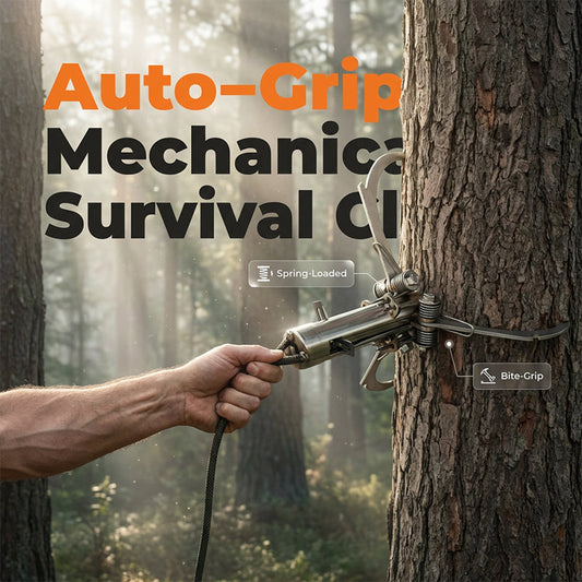 ⏰🔥LIMITED TIME 50% OFF! ⚓ Stainless Steel Folding Grappling Hook – Strong, Durable & Portable for Outdoor Adventures 🏞️✨