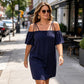 🌸 Vestido Mini Feminino Ombros à Mostra – Elegante e Confortável