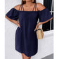 🌸 Vestido Mini Feminino Ombros à Mostra – Elegante e Confortável