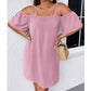 🌸 Vestido Mini Feminino Ombros à Mostra – Elegante e Confortável