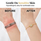 Conjunto de 2 pulseiras elegantes com motivo de raios de sol para mulheres
