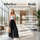 🔥LIMITED TIME 50% OFF! 🌟 Women’s Flowy Chiffon Wide-Leg Pants – Lightweight, Elegant & Perfect for Summer ✨💃