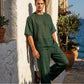 ⏰🔥LIMITED TIME 50% OFF! 👔 Men’s T-Shirt & Wide-Leg Pants 2-Piece Set – Trendy, Comfortable & Ready-to-Wear 💥✨