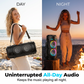 🔊🎤 Caixa de Som Portátil Bluetooth para Festas – Som Potente, LED RGB e Microfone Inclusо
