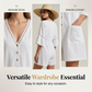 ⏰🔥LIMITED TIME 50% OFF! 💃 Women’s Summer V-Neck Jumpsuit with Bell Sleeves – Flowy, Elegant & Perfect for Any Occasion ✨🌸