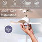 💨 Installs in Seconds – Portable Ceiling Fan & Light Combo  No Wiring, No Mess, Just Instant Cool Air & LED Lighting
