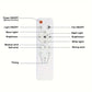 💨 Installs in Seconds – Portable Ceiling Fan & Light Combo  No Wiring, No Mess, Just Instant Cool Air & LED Lighting