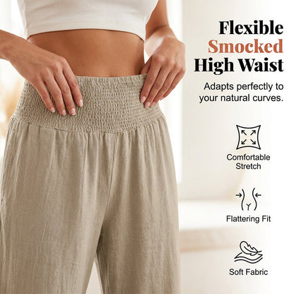 ⏰🔥LIMITED TIME 50% OFF! 🌿 Boho Style Ruffle Trim Lounge Pants for Women – Flowy, Comfortable & Perfect for Relaxed Chic Looks ✨💃