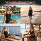 ⏰🔥LIMITED TIME 50% OFF! 👙 Double Strap Ruched Skirted Swimsuit – Flattering, Comfortable & Perfect for Summer Vacations 🌊✨