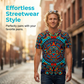 ⏰🔥LIMITED TIME 50% OFF! 👕 Vintage Tribal Art Short Sleeve Tee for Men – Bold, Stylish & Perfect for Everyday Wear ✨🔥