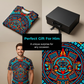 ⏰🔥LIMITED TIME 50% OFF! 👕 Vintage Tribal Art Short Sleeve Tee for Men – Bold, Stylish & Perfect for Everyday Wear ✨🔥