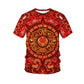 ⏰🔥LIMITED TIME 50% OFF! 👕 Vintage Tribal Art Short Sleeve Tee for Men – Bold, Stylish & Perfect for Everyday Wear ✨🔥
