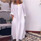 ⏰🔥LIMITED TIME 50% OFF! 🌿 Women’s Casual Cotton Linen Loose Maxi Dress – Flowy, Breathable & Effortlessly Chic ✨💃