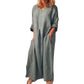 ⏰🔥LIMITED TIME 50% OFF! 🌿 Women’s Casual Cotton Linen Loose Maxi Dress – Flowy, Breathable & Effortlessly Chic ✨💃