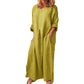 ⏰🔥LIMITED TIME 50% OFF! 🌿 Women’s Casual Cotton Linen Loose Maxi Dress – Flowy, Breathable & Effortlessly Chic ✨💃