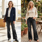 ⏰🔥LIMITED TIME 50% OFF! 👖 Women’s Retro Flare Jeans with Pockets – High-Waist, Slimming & Vintage Chic Style ✨💃