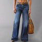 ⏰🔥LIMITED TIME 50% OFF! 👖 Women’s Retro Flare Jeans with Pockets – High-Waist, Slimming & Vintage Chic Style ✨💃