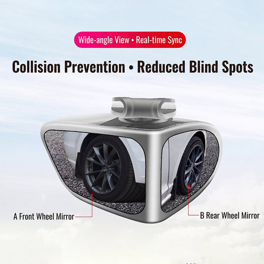 ⏰🔥LIMITED TIME 50% OFF! 🚗 Dual-Lens 360° Adjustable Blind Spot Mirror – Eliminate Blind Spots & Drive Safer Every Time ✨🛡️
