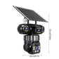 📹🔋 Câmera de Segurança Solar 360° com Visão Noturna Colorida – Proteção Total Sem Fio