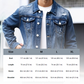 ⏰🔥LIMITED TIME 50% OFF!🔥50K+ SOLD!Men's Casual Vintage-Wash Distressed Denim Jacket