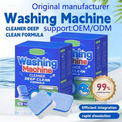 ⏰🔥LIMITED TIME 50% OFF! 🧼 Washing Machine Cleaner Tablets – Deep Clean, Remove Odor & Keep Your Washer Fresh ✨🏠
