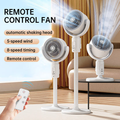 ⏰🔥LIMITED TIME 50% OFF! ❄️ Adjustable Remote Control Oscillating Fan – Quiet, USB-Powered & Perfect for Desk or Floor Use ✨🌀
