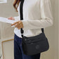 👛✨ Bolsa Transversal Feminina Minimalista – Vários Compartimentos, Fecho com Zíper e Estilo Para Todos os Dias