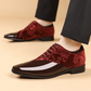 ⏰🔥LIMITED TIME 50% OFF! 🤵 Luxury Men’s Contrast Dress Shoes – High-Gloss Finish, Premium Texture & Ergonomic Comfort for Weddings & Galas ✨👞